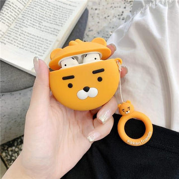 Kakao Friends 'Ryan' Premium AirPods Case Shock Proof Cover