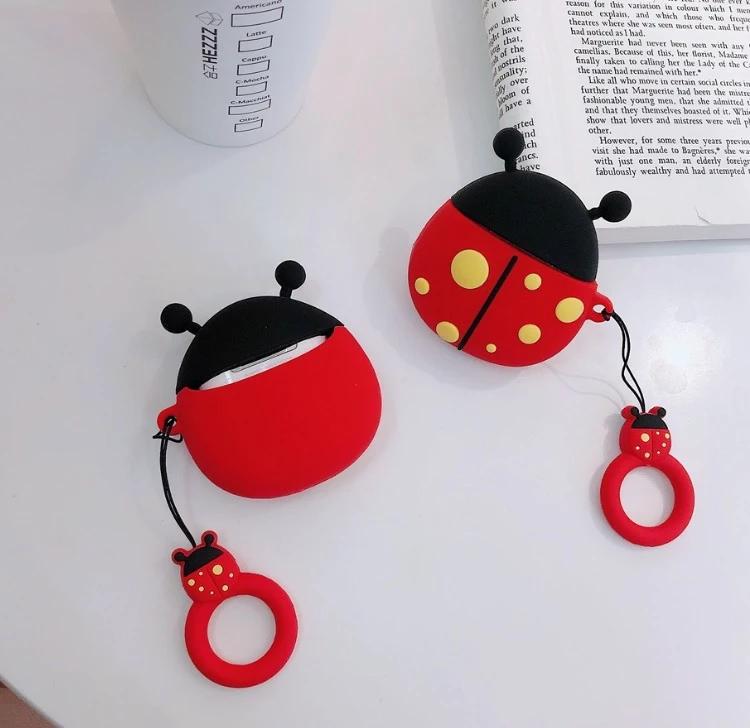 Lady Bug Premium AirPods Case Shock Proof Cover