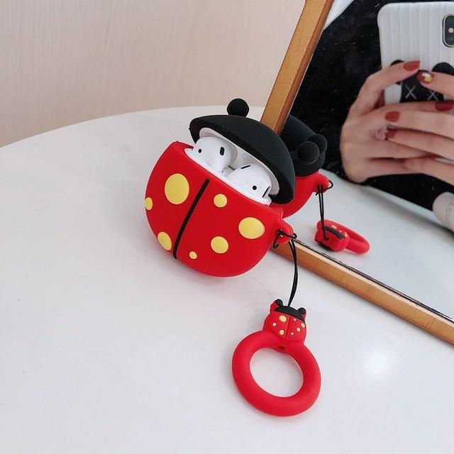 Lady Bug Premium AirPods Case Shock Proof Cover