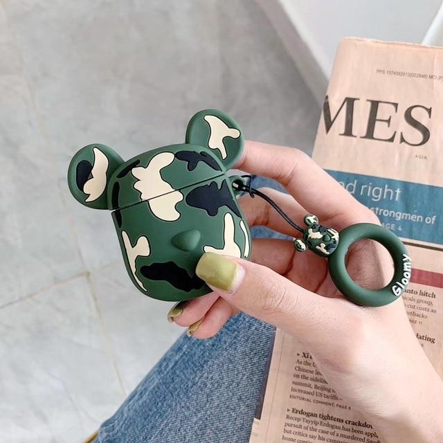Limited Edition KAWS Gloomy 'Jungle Camouflage' Premium AirPods Case Shock Proof Cover
