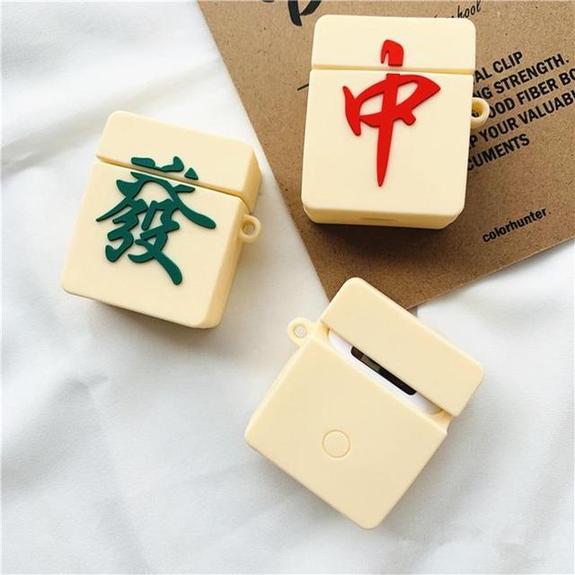 Mahjong 'Red Dragon' Premium AirPods Case Shock Proof Cover