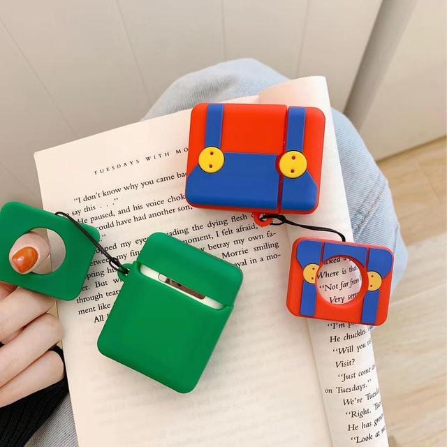 Mario Bros Mario Premium AirPods Case Shock Proof Cover