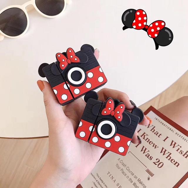 Minnie Mouse 'Camera' Premium AirPods Case Shock Proof Cover