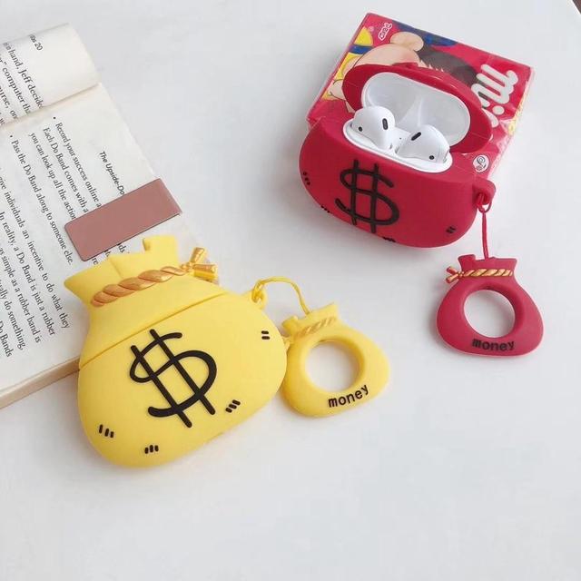 Money Bag 'Red' Premium AirPods Case Shock Proof Cover