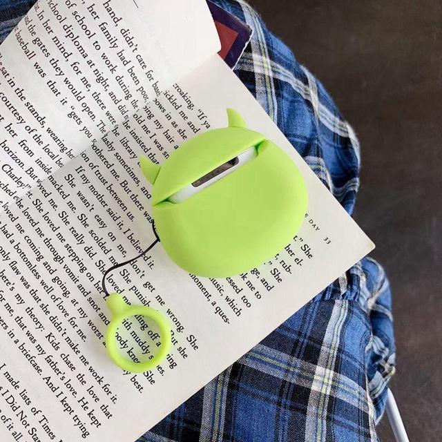 Monsters Inc. 'Round Mike Wizowski' Premium AirPods Case Shock Proof Cover