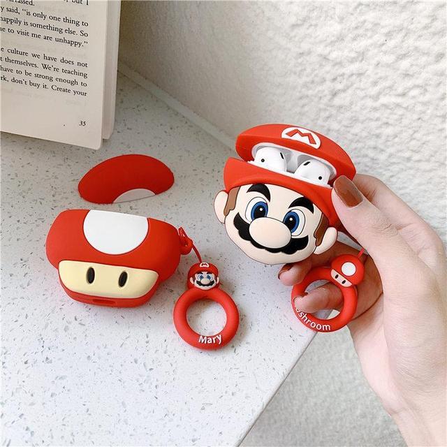 Nintendo Super Mario Bros. 'Mario' Premium AirPods Case Shock Proof Cover