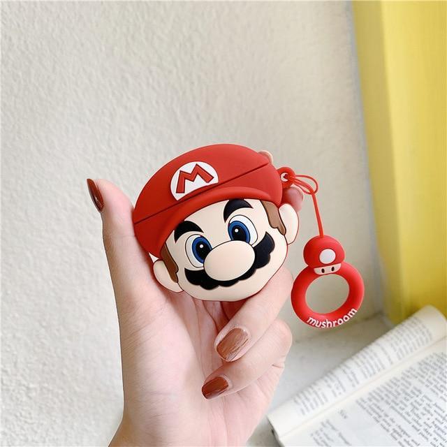 Nintendo Super Mario Bros. 'Mario' Premium AirPods Case Shock Proof Cover