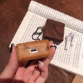 Oak Wood AirPods Case Shock Proof Cover