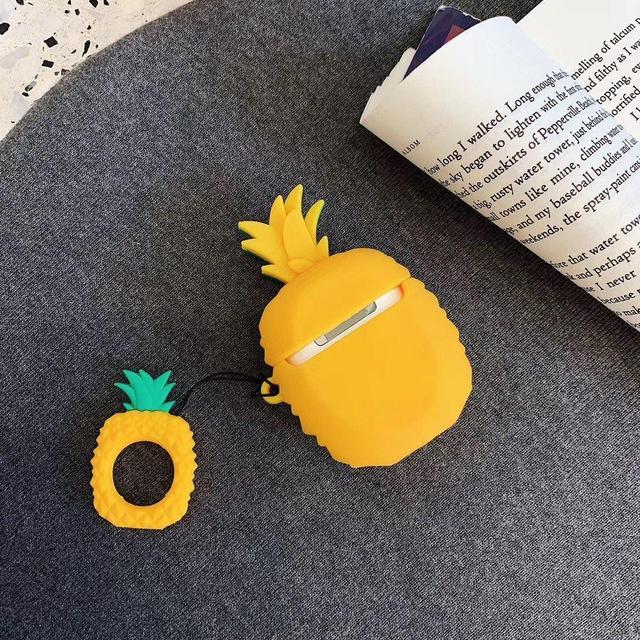 Orange Pineapple Premium AirPods Case Shock Proof Cover
