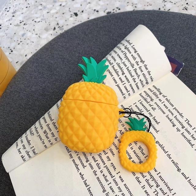 Orange Pineapple Premium AirPods Case Shock Proof Cover