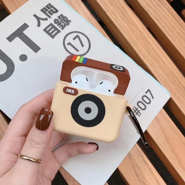 Original Instagram Camera Icon Premium AirPods Case Shock Proof Cover