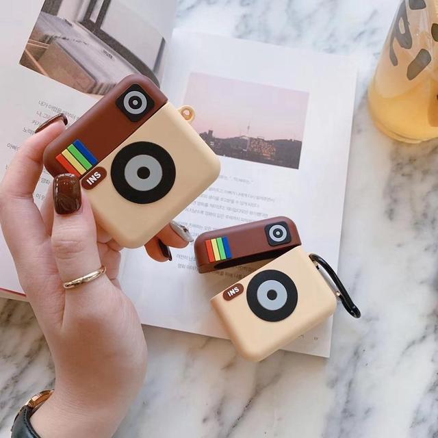 Original Instagram Camera Icon Premium AirPods Case Shock Proof Cover