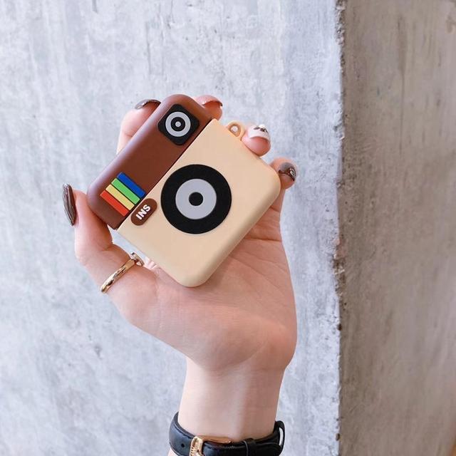 Original Instagram Camera Icon Premium AirPods Case Shock Proof Cover