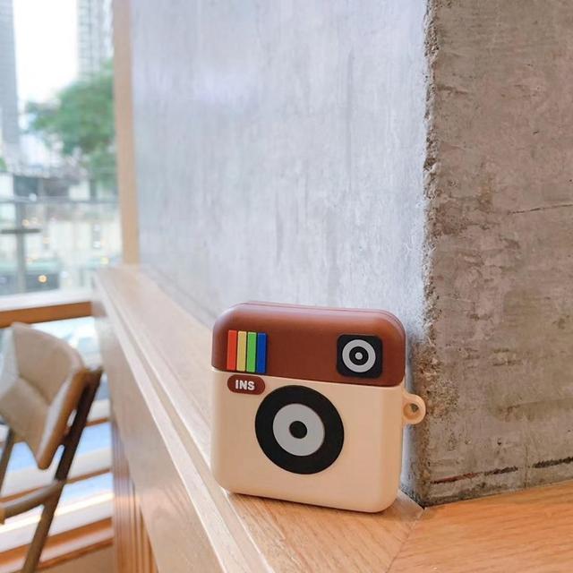 Original Instagram Camera Icon Premium AirPods Case Shock Proof Cover