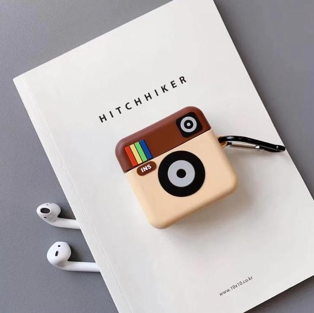 Original Instagram Camera Icon Premium AirPods Case Shock Proof Cover