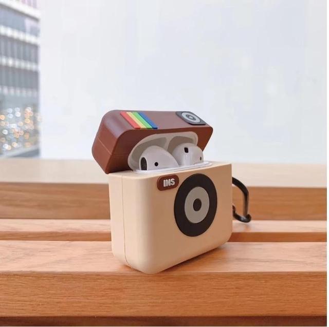 Original Instagram Camera Icon Premium AirPods Case Shock Proof Cover