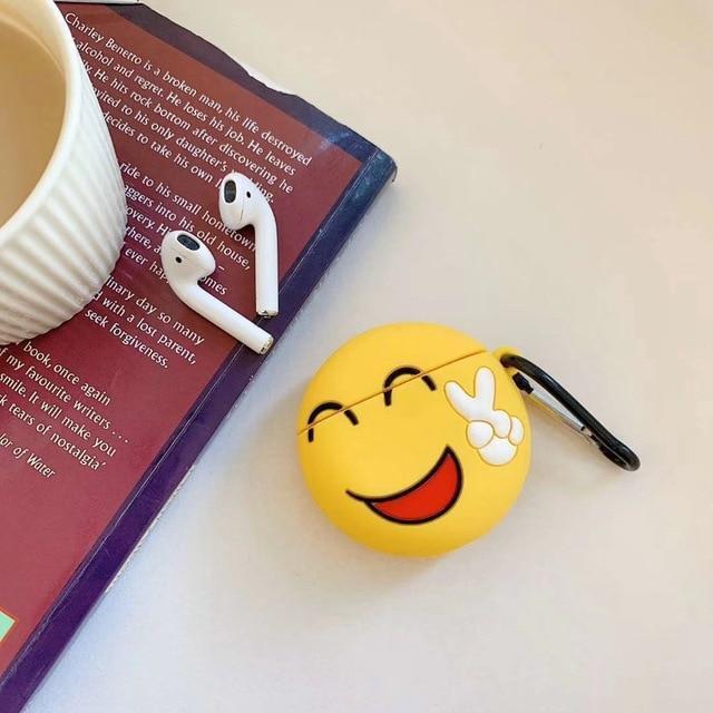 Peace Emoji Premium AirPods Case Shock Proof Cover
