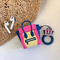 Pink and Blue Handbag Premium AirPods Case Shock Proof Cover