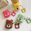 Pink Bear Premium AirPods Case Shock Proof Cover