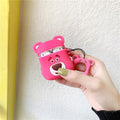 Pink Bear Premium AirPods Case Shock Proof Cover