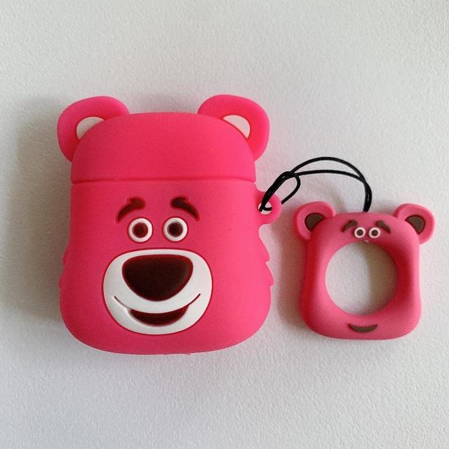 Pink Bear Premium AirPods Case Shock Proof Cover