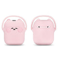 Pink Headphones Cat AirPods Case Shock Proof Cover