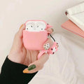 Pink Panther Ears AirPods Case Shock Proof Cover