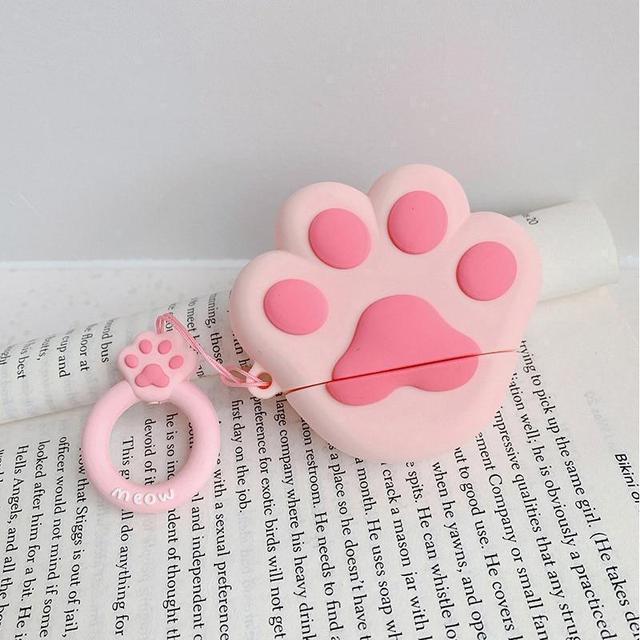 Pink Paw AirPods Case Shock Proof Cover