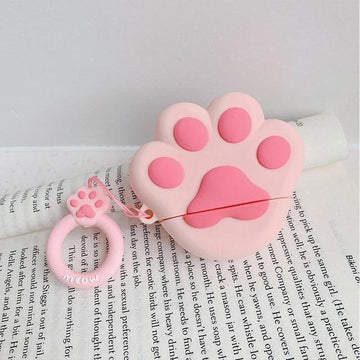 Pink Paw AirPods Case Shock Proof Cover