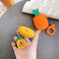 Pink Pineapple Premium AirPods Case Shock Proof Cover