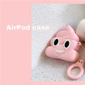 Pink Poop Emoji Premium AirPods Case Shock Proof Cover