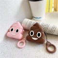 Pink Poop Emoji Premium AirPods Case Shock Proof Cover