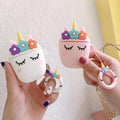 Pink Unicorn Premium AirPods Case Shock Proof Cover