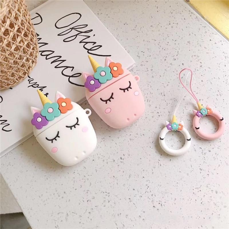 Pink Unicorn Premium AirPods Case Shock Proof Cover