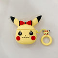 Pokemon Pikachu Red Bow Premium AirPods Case Shock Proof Cover