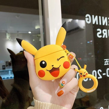 Pokemon Winking Pikachu Premium AirPods Case Shock Proof Cover