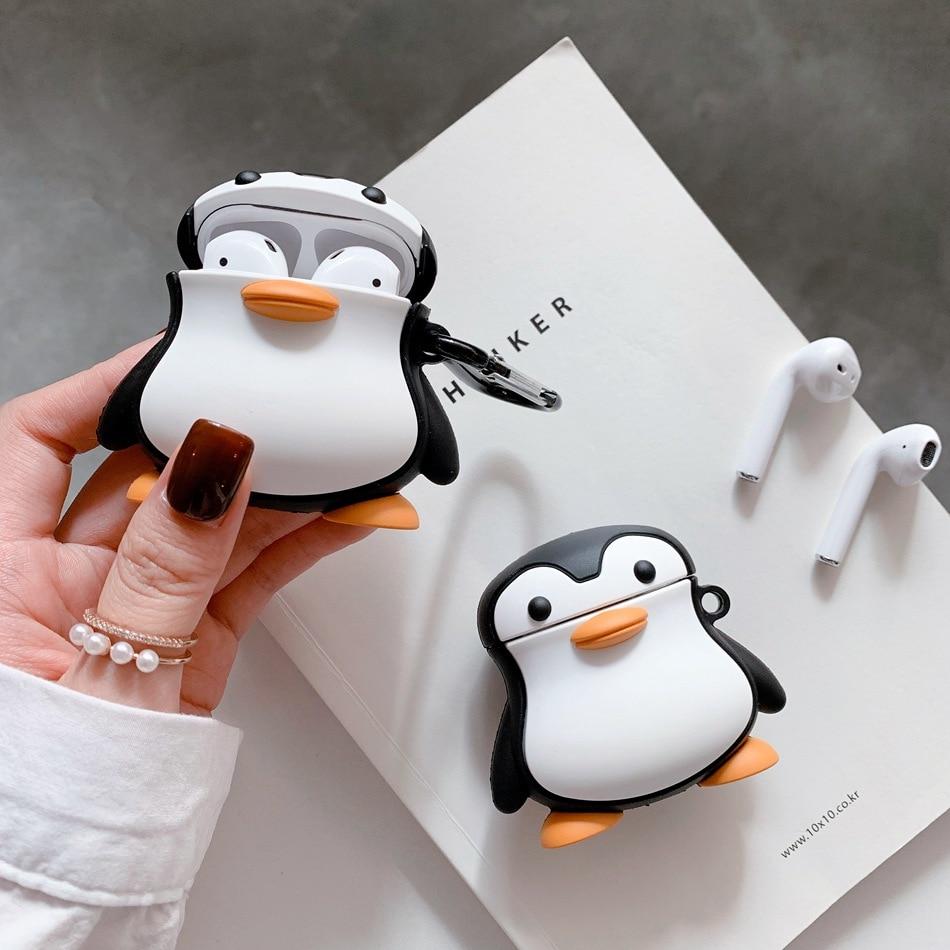 Cute Penguin Premium AirPods Case Shock Proof Cover