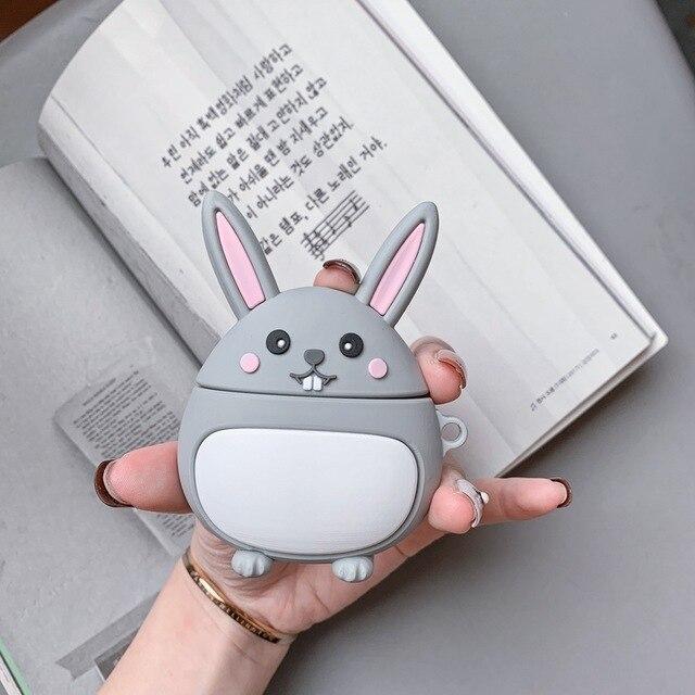 Cute Bunny Premium AirPods Case Shock Proof Cover