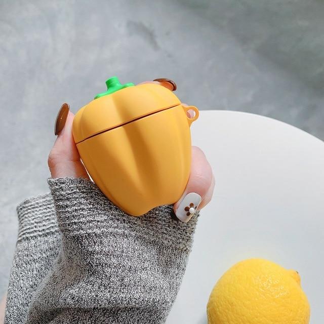 Yellow Bell Pepper Premium AirPods Case Shock Proof Cover