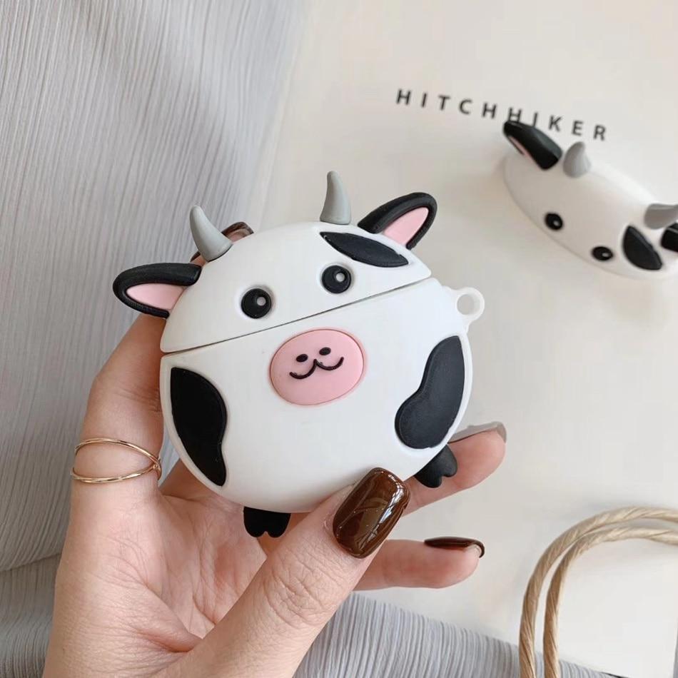 Cute Cow Premium AirPods Case Shock Proof Cover