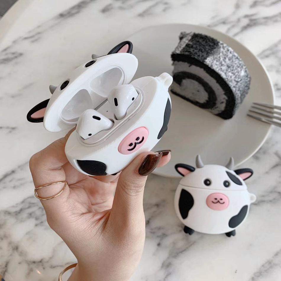 Cute Cow Premium AirPods Case Shock Proof Cover