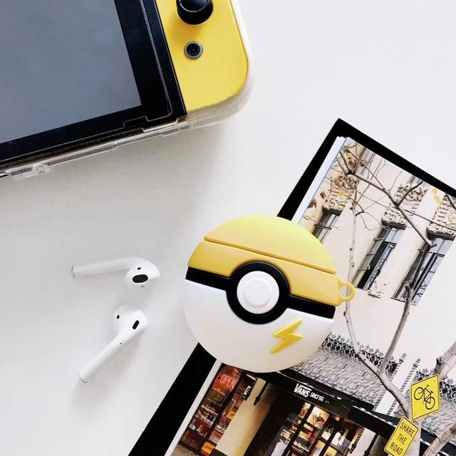 Pokemon 'Yellow Pokeball' Premium AirPods Case Shock Proof Cover