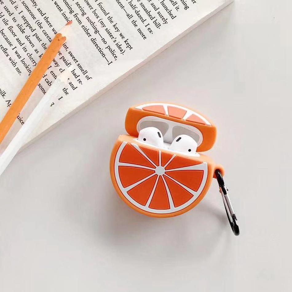 Orange Premium AirPods Case Shock Proof Cover