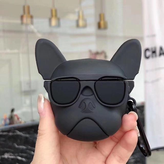 Bulldog 'Black' Premium AirPods Case Shock Proof Cover