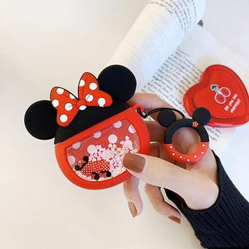 Minnie Mouse 'Snowglobe' Premium AirPods Case Shock Proof Cover