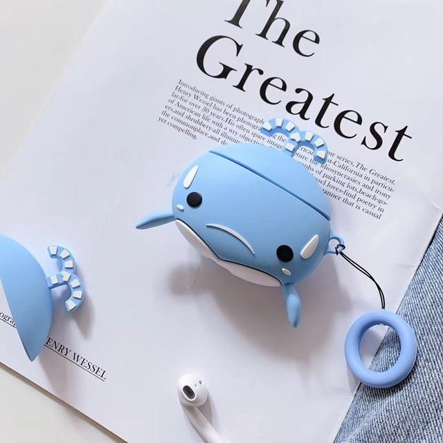 Frowny Whale Premium AirPods Case Shock Proof Cover