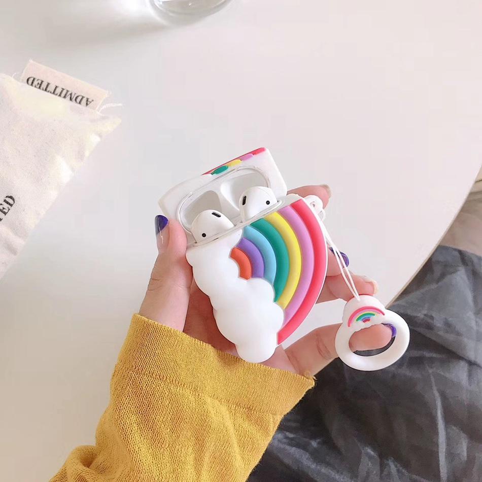 Cute Rainbow Premium AirPods Case Shock Proof Cover