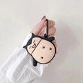 Happy Snorlax 'Black' Premium AirPods Case Shock Proof Cover