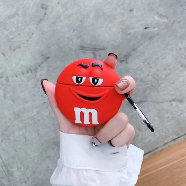 M&M's 'Smiling Red' Premium AirPods Case Shock Proof Cover