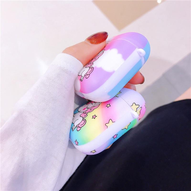 Rainbow Unicorn AirPods Case Shock Proof Cover